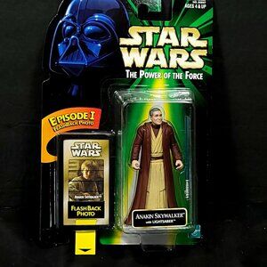 Hasbro Star Wars Anakin Skywalker Lightsaber Episode 1 Flash Back Photo Figure